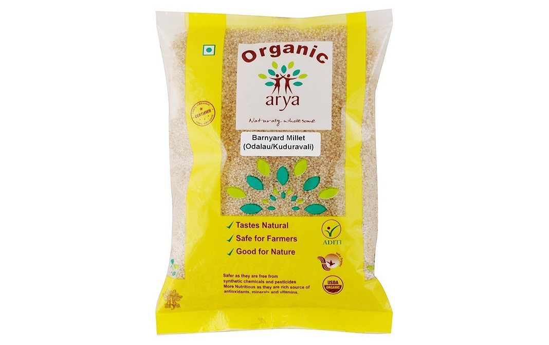 Arya Organic Barnyard Millet (Odalau/Kuduravali)   Pack  500 grams